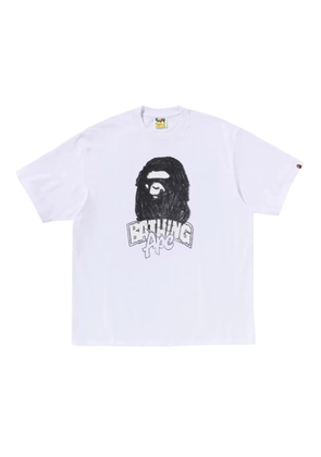 A BATHING APE® graphic T-shirt - White