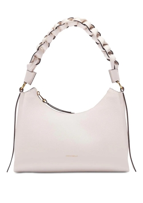 Coccinelle leather shoulder bag - White