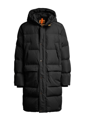 Parajumpers Long Bear hooded quilted coat - Black