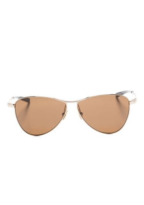 Saint Laurent Eyewear pilot-frame sunglasses - Gold
