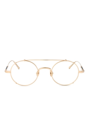 Matsuda round frame glasses - Gold