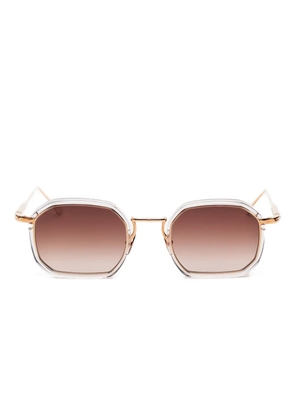 John Dalia geometric-frame sunglasses - Neutrals