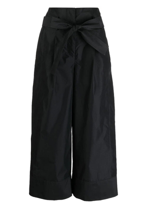 3.1 Phillip Lim pleat-detail belted cropped trousers - Black