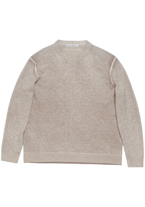 Acne Studios printed crew-neck jumper - Neutrals
