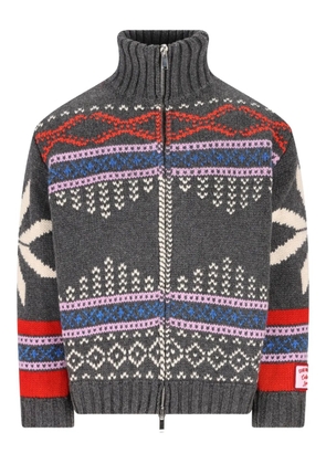 Giada Benincasa zip-up cardigan - Grey