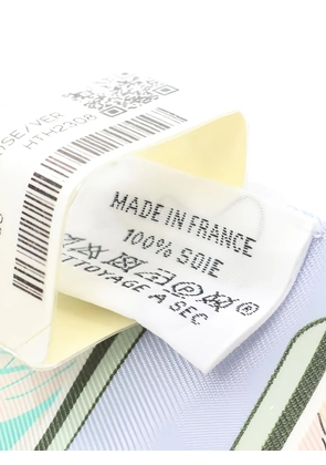 Hermès Pre-Owned 2020s Story ribbon scarf - Blue
