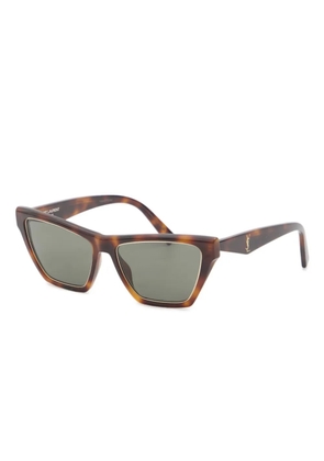 Saint Laurent Eyewear square-frame sunglasses - Brown