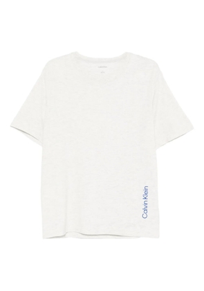 Calvin Klein logo-print T-shirt - Neutrals