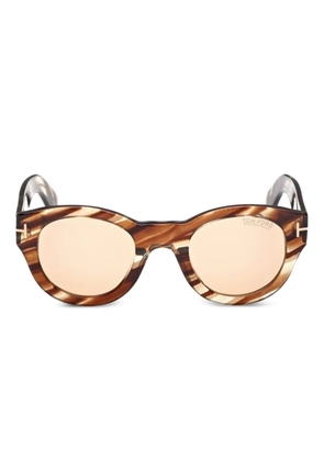 TOM FORD Eyewear tortoiseshell sunglasses - Brown