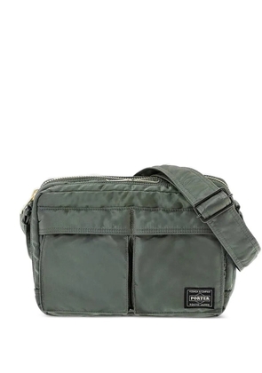 Porter-Yoshida & Co. zipped sling tanker messenger bag - Green