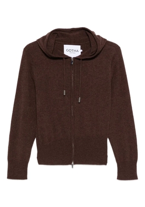 Gotha zip-up sweatshirt - Brown
