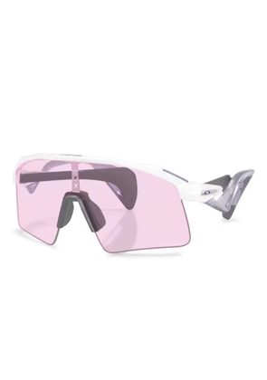 Oakley Stunt Wing geometric-frame sunglasses - White