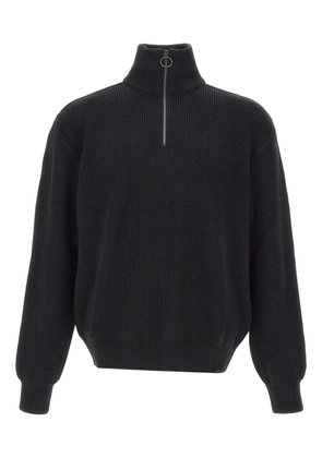 Paul & Shark ribbed high-neck half-zip sweater - Blue