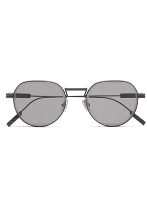 Zegna round-frame metal sunglasses - Grey