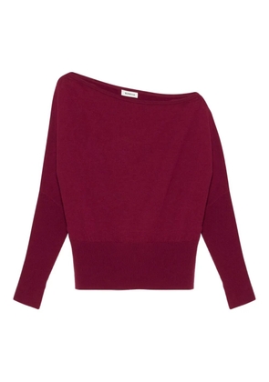 Simkhai off-shoulder wool top - Red
