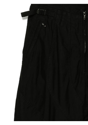 Julius cotton tapered trousers - Black