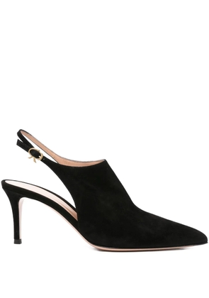 Gianvito Rossi 80mm slingback pointed-toe pumps - Black