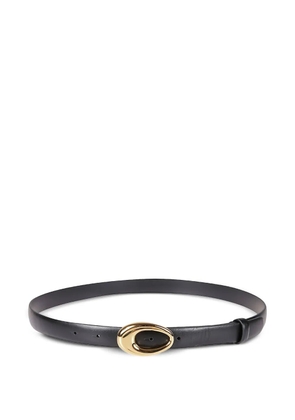 KHAITE oval buckle belt - Black