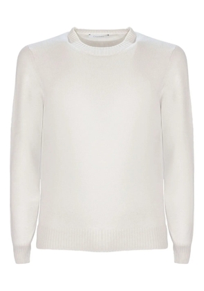 Cruciani crew-neck cashmere sweater - White