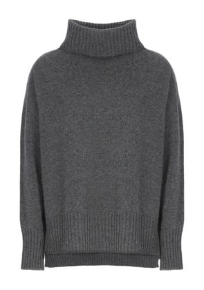 Vanisè high-neck long-sleeves sweater - Grey