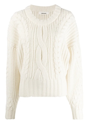 Circus Hotel oversized knitted sweater - Neutrals