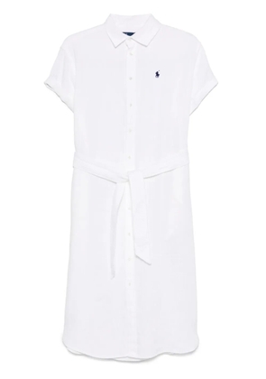 Polo Ralph Lauren belted midi dress - White