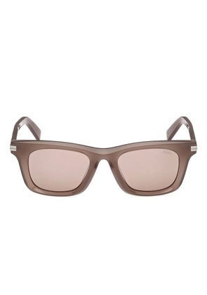 Zegna square-frame sunglasses - Neutrals