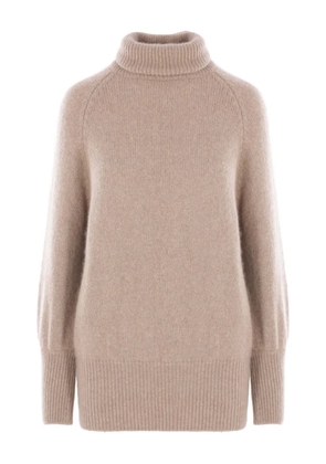 Dusan turtleneck ribbed-hem sweater - Neutrals