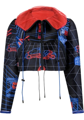 Quetsche spread collar jacket - Black