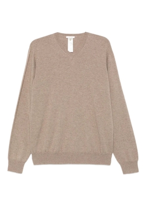 The Row Rod V-neck cashmere sweater - Neutrals