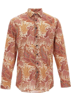 ETRO Paisley flower shirt - Brown