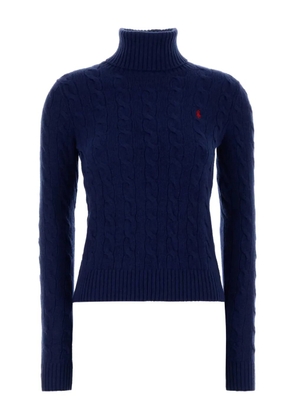Polo Ralph Lauren cable-knit turtleneck sweater - Blue