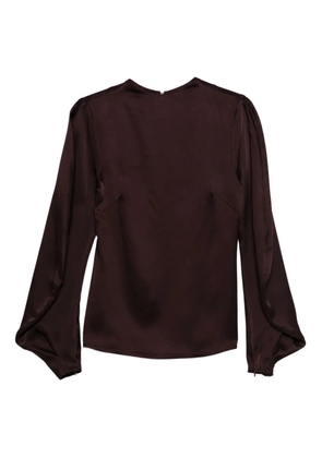 Raquel Diniz long-sleeve blouse - Red