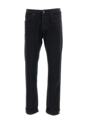 TELA GENOVA cuffed trousers - Black