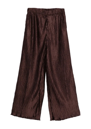 By Malene Birger plissé-pleated trousers - Brown