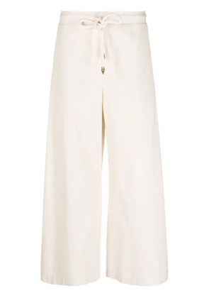 Zeus+Dione four-pocket drawstring-waist culottes - Neutrals