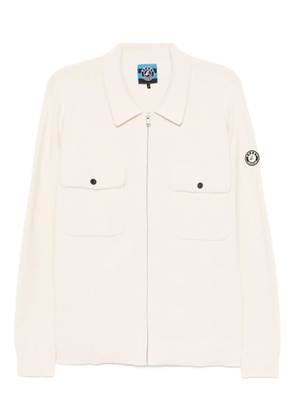 SPORT b. by agnès b. logo-badge cardigan - Neutrals