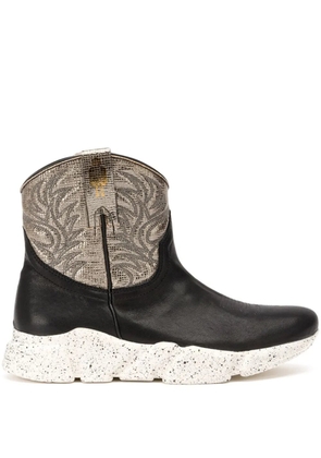 Texas Robot western sneaker boots - Black
