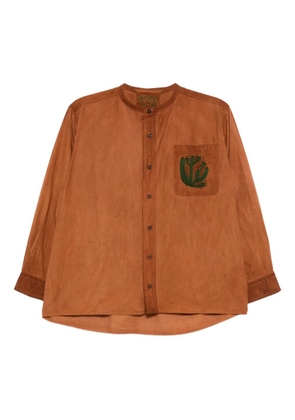 Kinyan Lam button-down shirt - Brown
