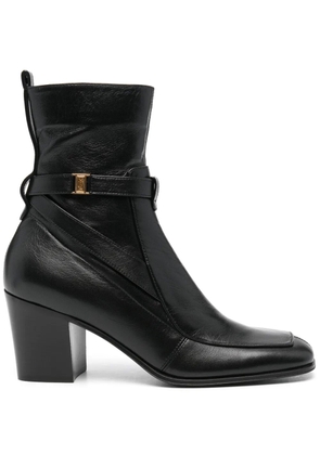 Saint Laurent 75mm Michelangelo ankle boots - Black