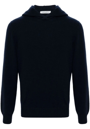 Fileria hooded cashmere jumper - Blue
