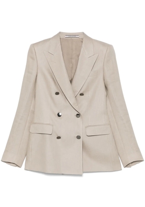 Tagliatore double-breasted blazer - Brown