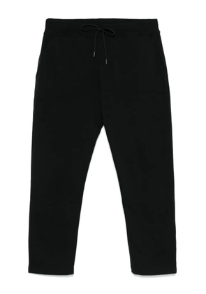 Juvia drawstring straight-leg trousers - Black