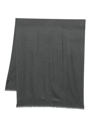 TOM FORD fringed scarf - Grey