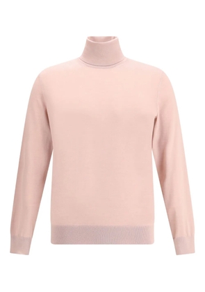 Zegna turtleneck ribbed sweater - Pink