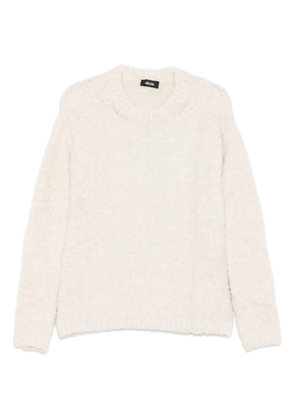 DIXIE long-sleeve crew-neck sweater - White