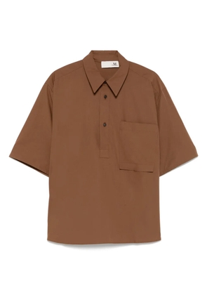 THE M cotton shirt - Brown