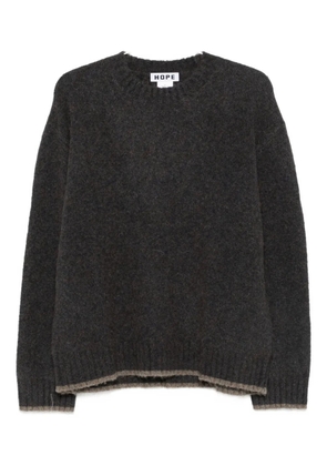 Hope For Men round-neck sweater - Grey