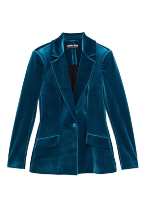 CHIARA BONI La Petite Robe velvet blazer - Blue