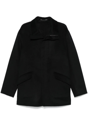 Giorgio Armani brushed coat - Blue